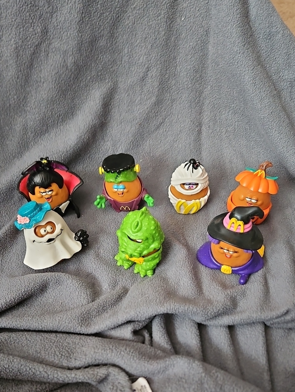 McDonald's Halloween Potato Head Toy Set Of 7 -  Vintage 1992 And 1996